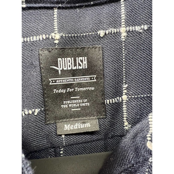 Publish Brand Long‎ Sleeves Black Pullover Shirt Dress Size Medium - Picture 2 of 9